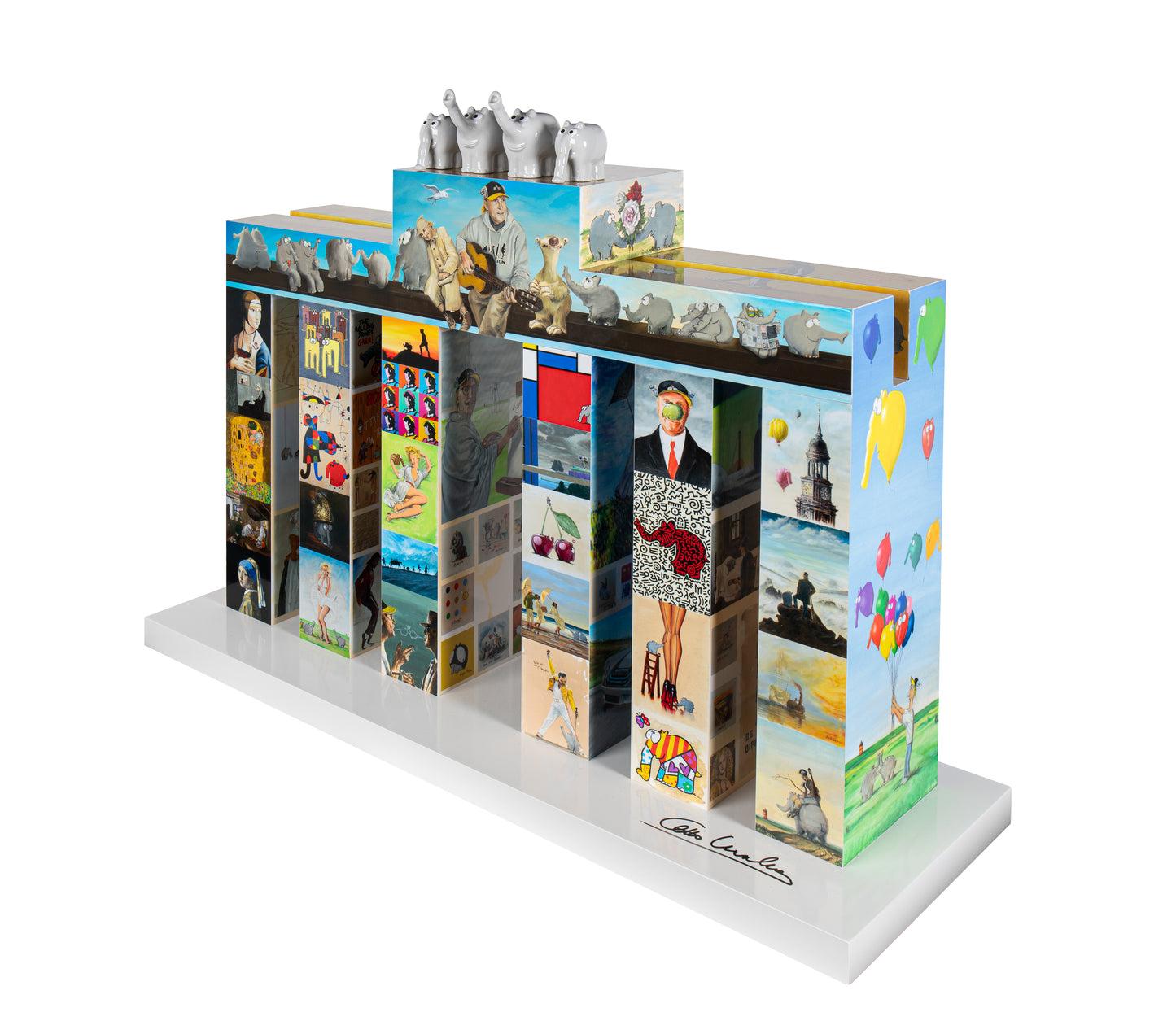 Global Gate Skulptur by Otto - 199er LIMITED EDITION