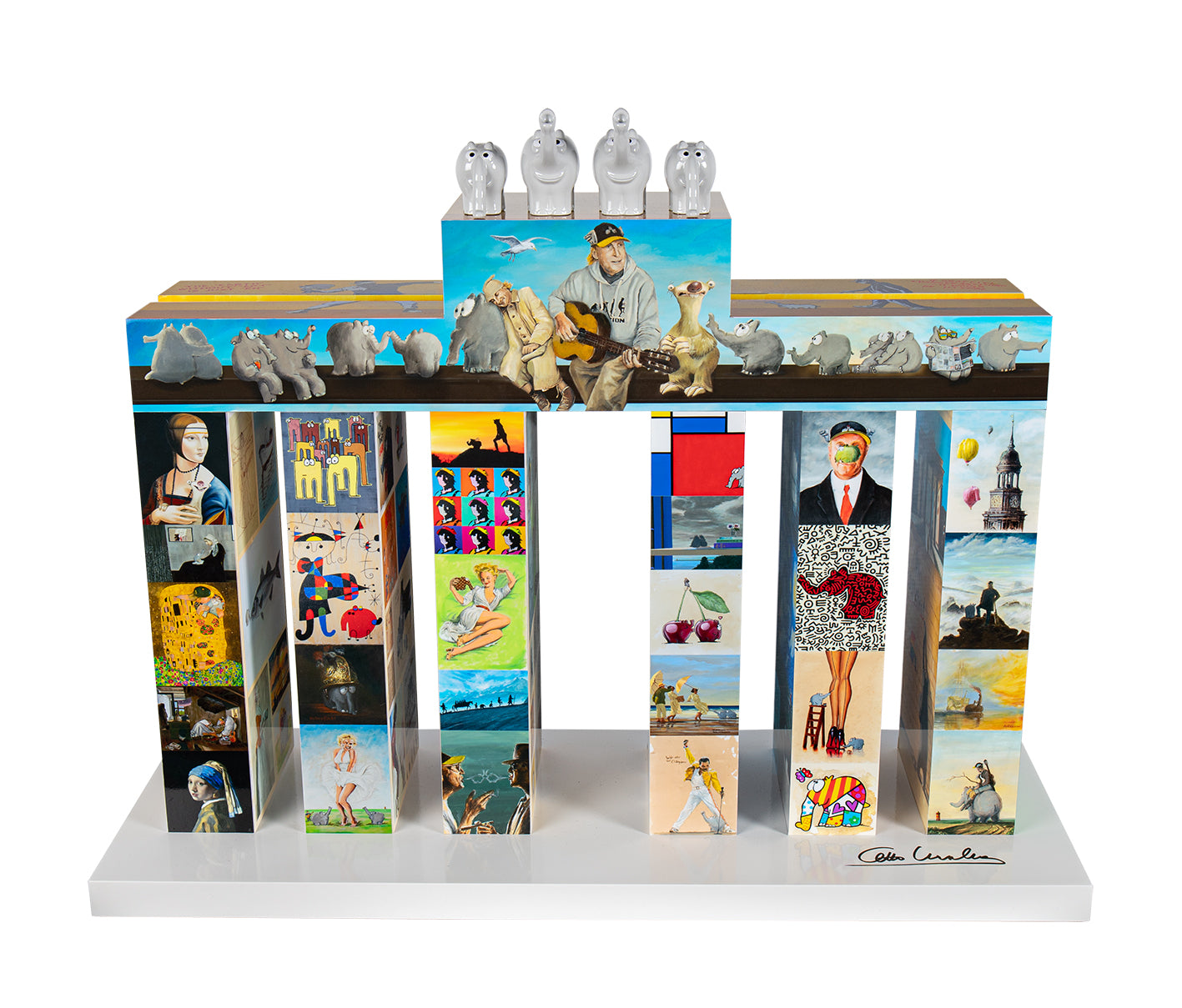 Global Gate Skulptur by Otto - 199er LIMITED EDITION